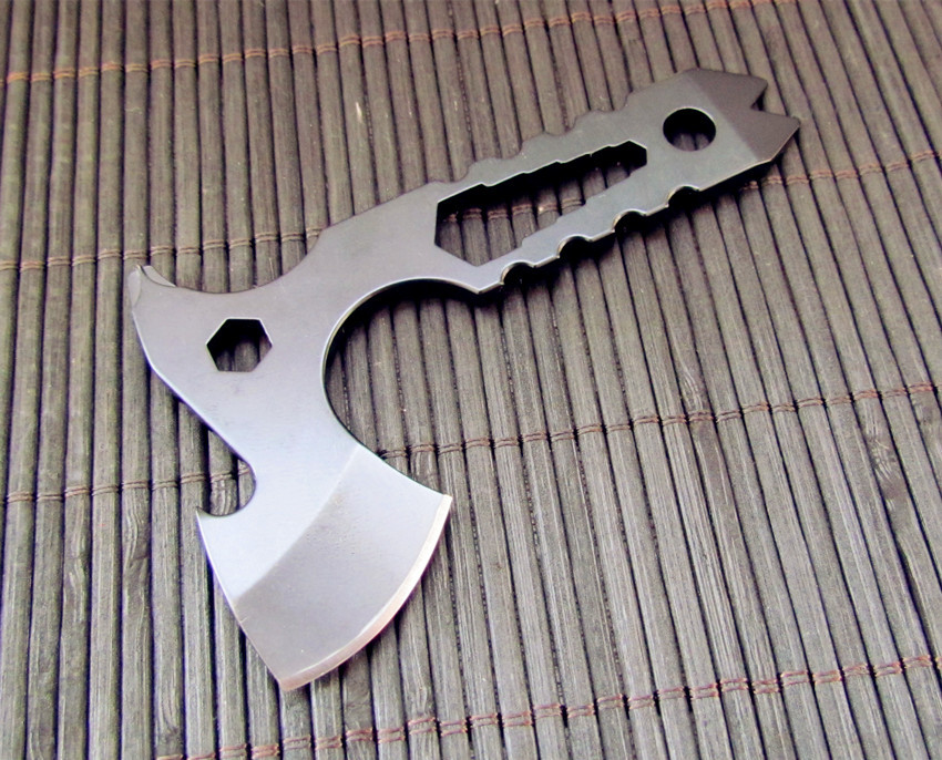 户外便携式斩镀钛版迷你口袋小飞斧野营多功能斧edc斧头礼品斧头