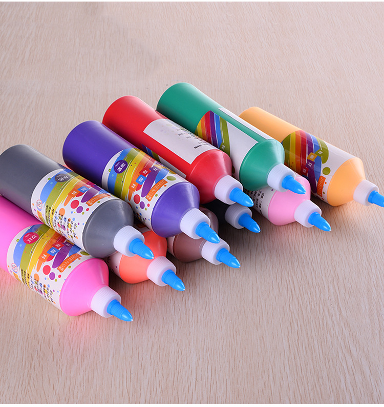 厂家批发环保胶画油膏 儿童diy胶画烤画颜料 24色考胶画油膏定制