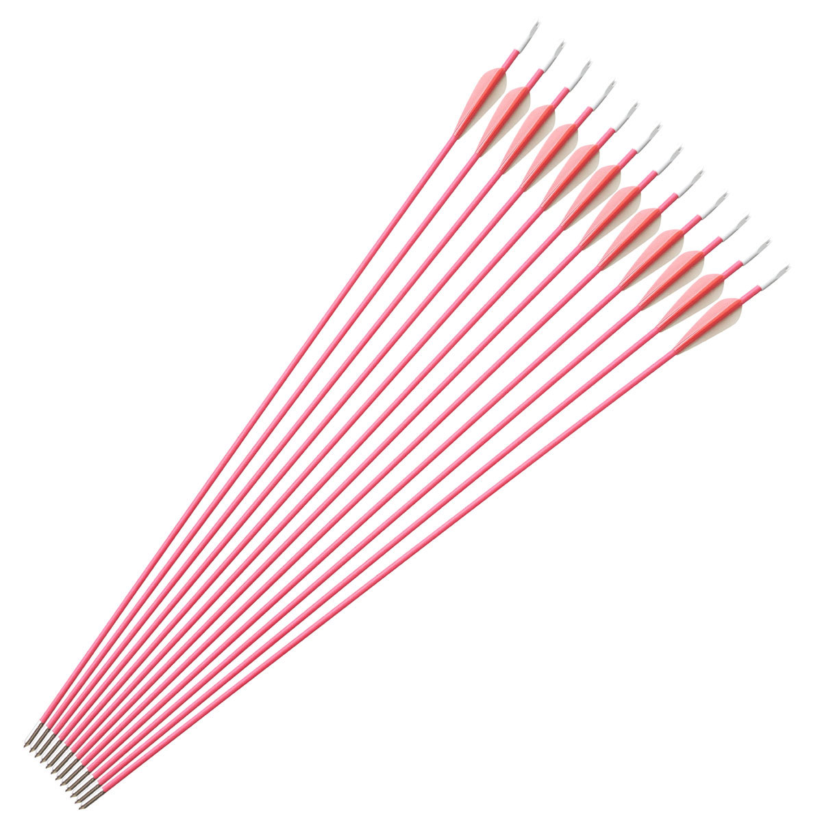 钝头玻纤箭 彩色箭杆 反曲箭 训练箭 6mm 儿童用营业用安全