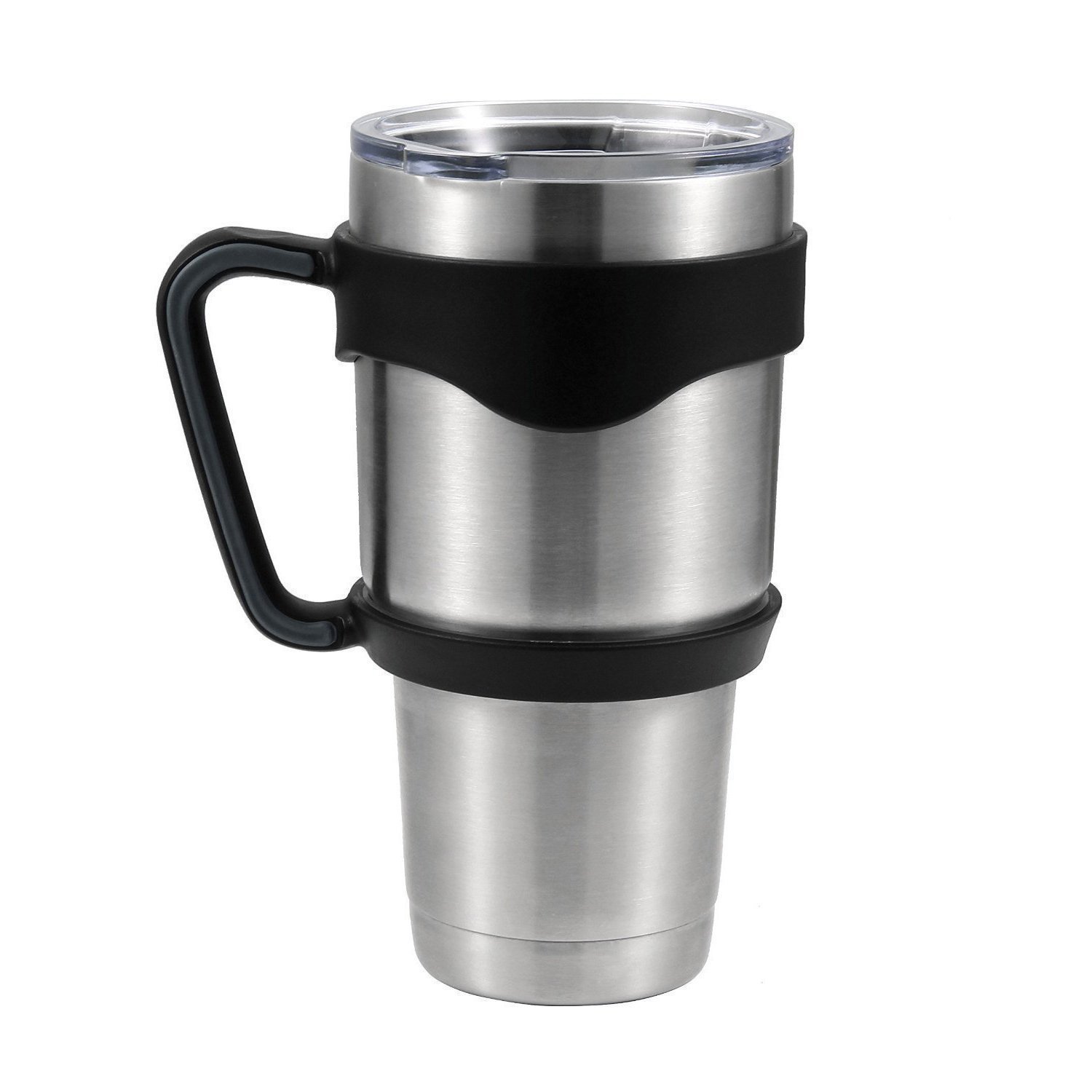 不锈钢保温杯托汽车杯把柄简约杯托30oz 手柄不锈钢液体杯手柄