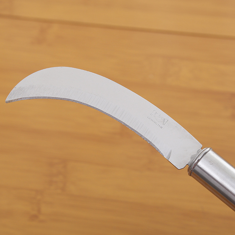 g038不锈钢菠萝削皮刀/菠萝削皮器/菠萝刀/弯月刀割白菜水果刀