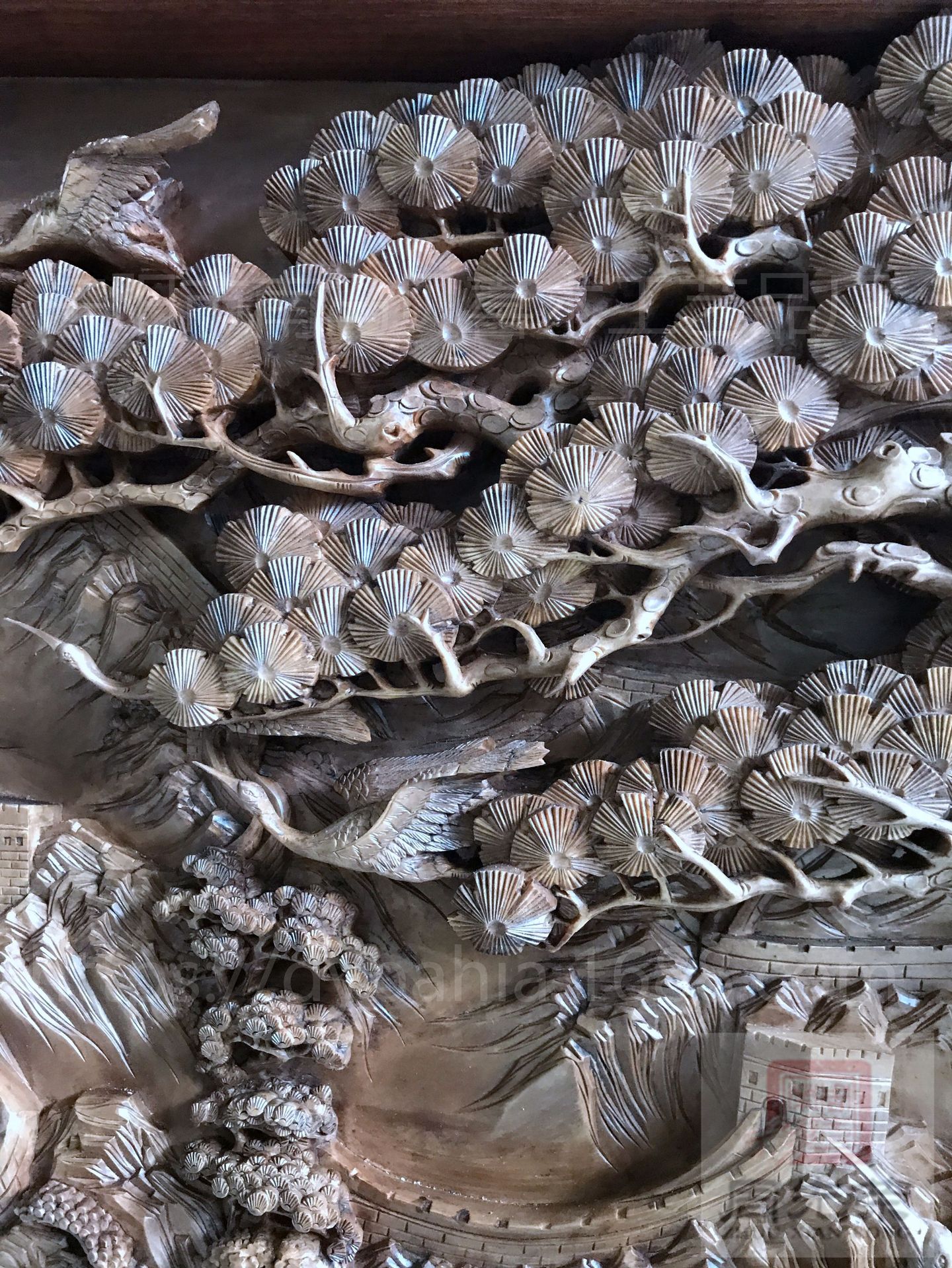 东阳木雕周先荣手工雕刻(锦绣山河)