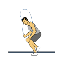 home exercise plastic jump rope with steel bearing