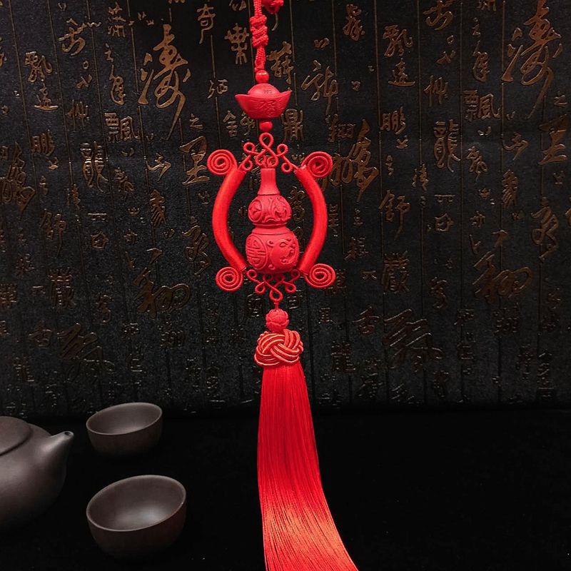 创意新款朱砂汽车挂件 出入平安挂件 保平安车挂厂家直销