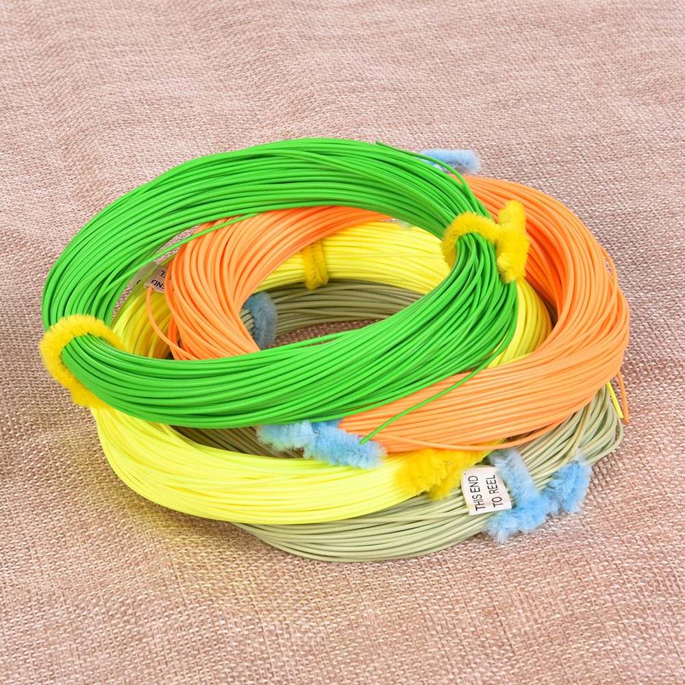 27963 LEO Leou [Fly Fishing Multi-color Main Line 30 Meters] 45678# Seamless WF front Heavy floating water pic 13