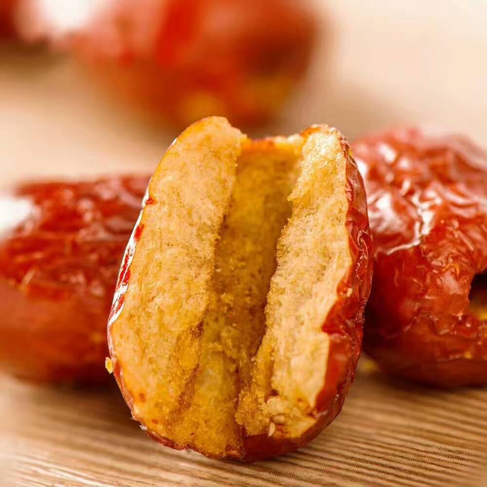 【商人节新品】香酥脆枣252g脆灰枣无核红枣干空心枣脆枣 香酥