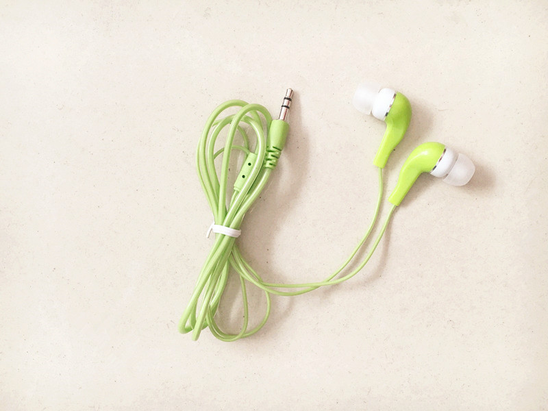 热销水晶线mp3耳机糖果色入耳式耳机子安卓苹果手机通用礼品耳机