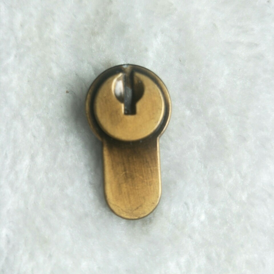 小70双开门假锁片室内门锁锁具配件黄古卧室房门配件装修五金