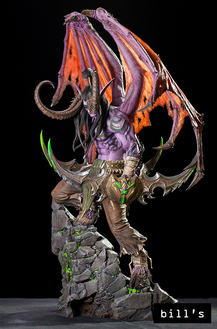 好彩动漫批伊利丹 怒风 雕像 暴雪嘉年华 blizzcon 魔兽世界手办