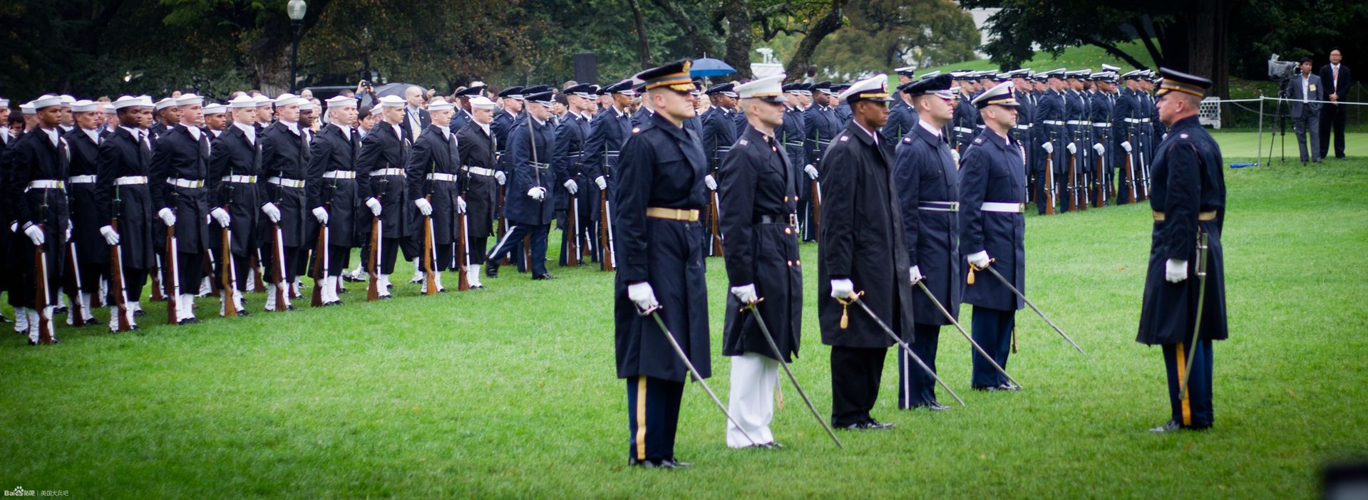 美军仪仗队风衣外套