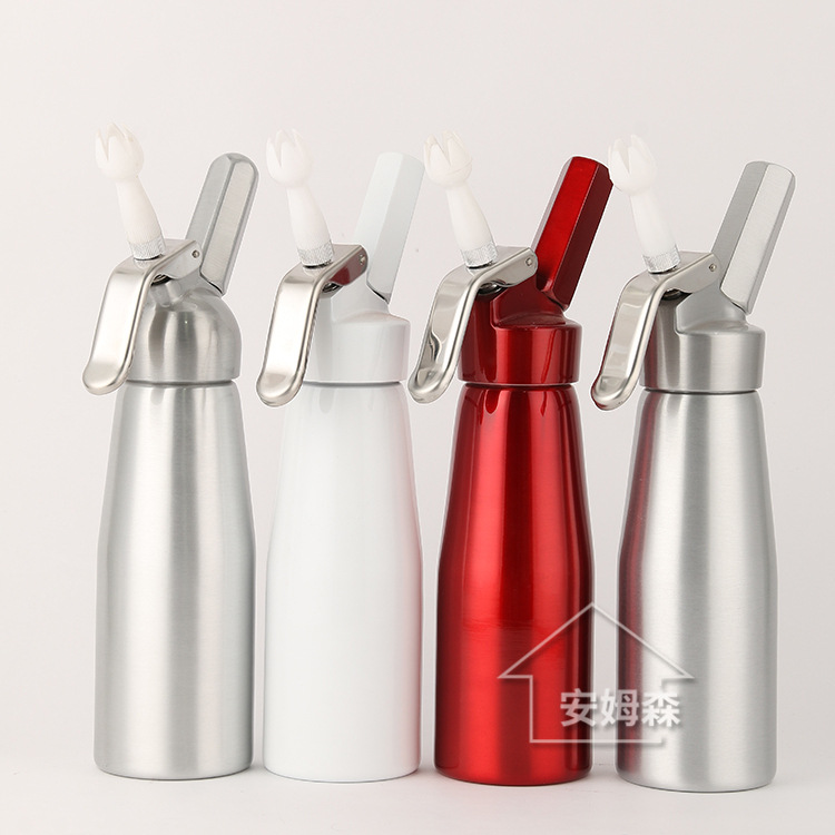 厂家批发 amc 500ml全铝经典奶油枪 鲜奶油发泡器 虹吸瓶