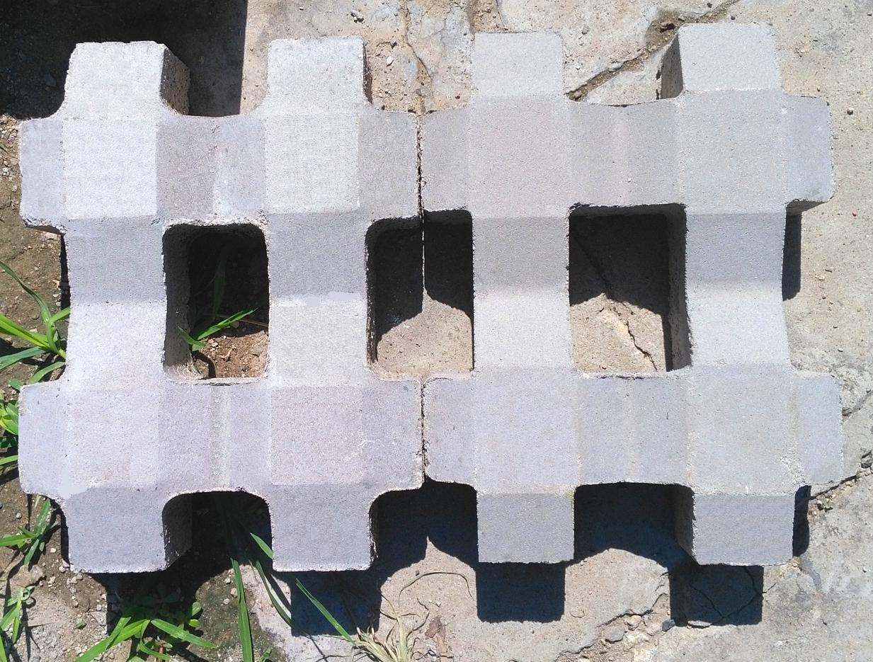 厂家供应井字植草砖 混凝土公园人行道水泥砖 停车场嵌草砖8字砖