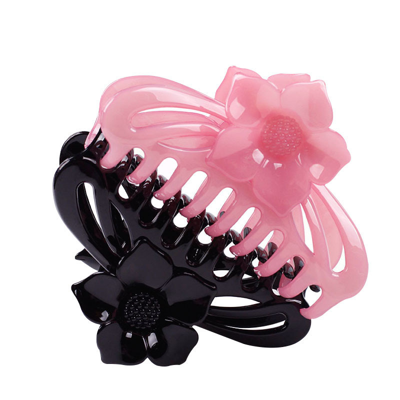 Zhuoming Japanese and Korean Style SUNFLOWER Updo Hair Claw Large Plastic Hairpin Color Headdress Boutique Wholesale Hair Accessories