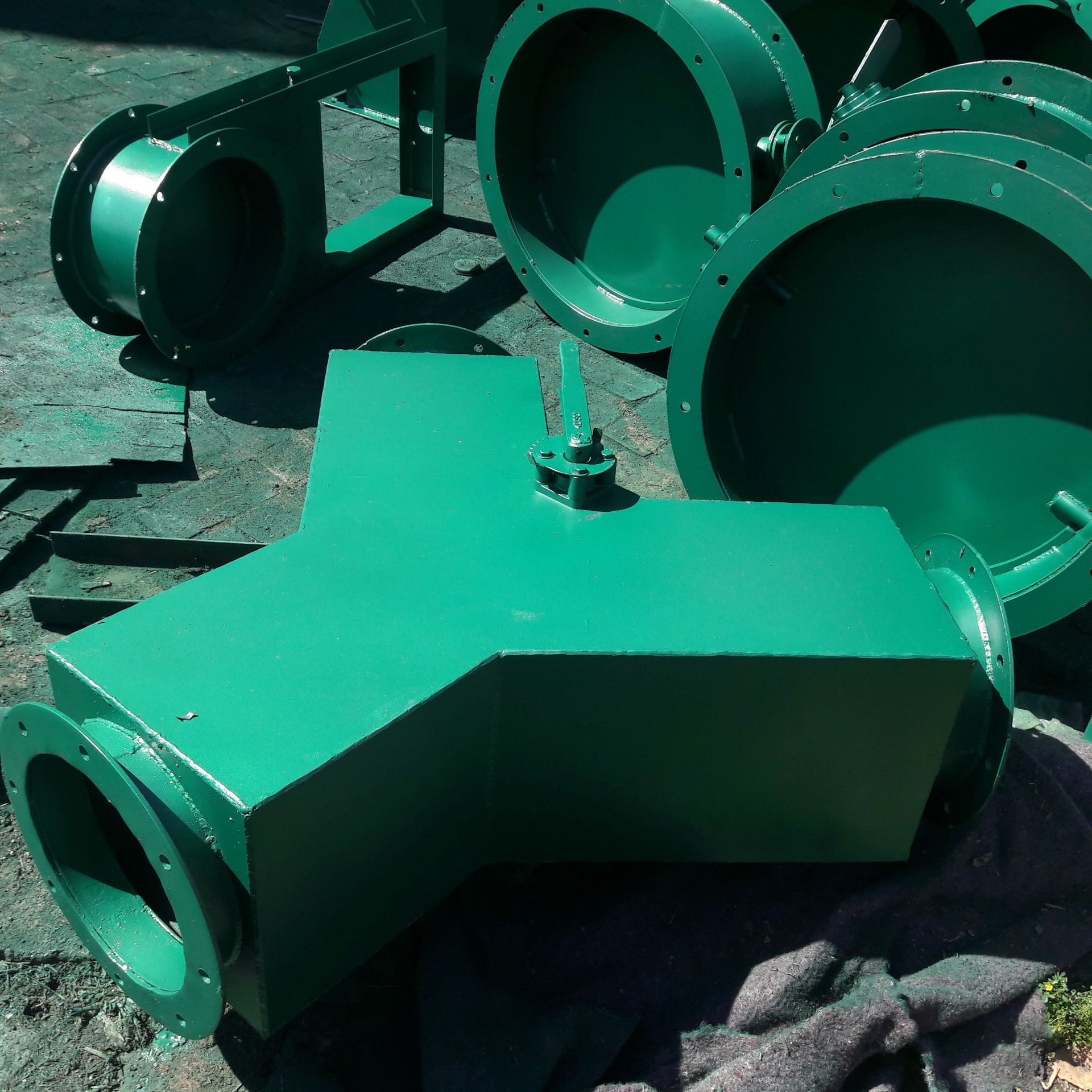 厂家直供三通分料器 三通分料阀 电动手动分料器可加工定制