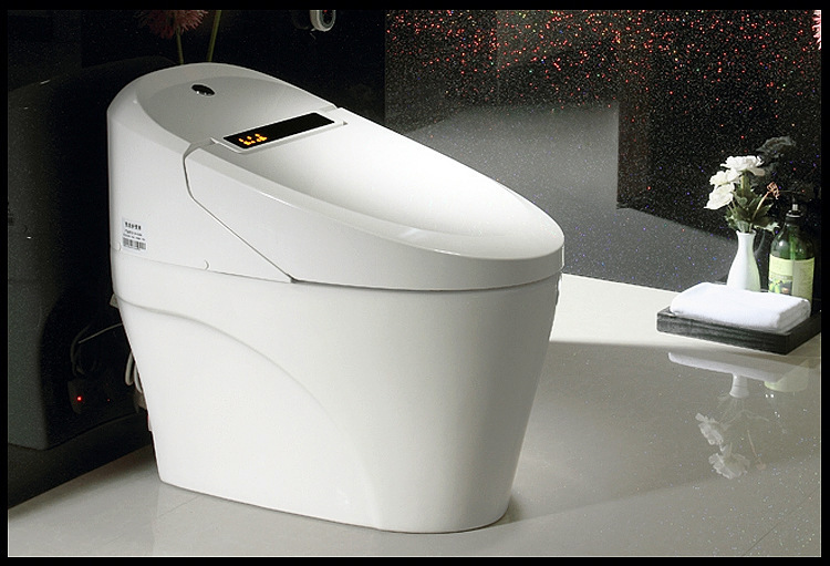 箭牌一体全自动智能马桶带遥控无水箱加热烘干除臭臀部清洗座便器