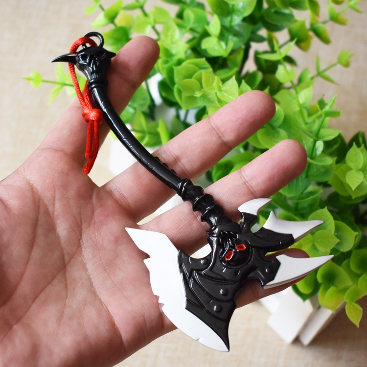 游戏周边 英雄联盟周边兵器 亡灵战神塞恩15厘米合金斧头武器批发