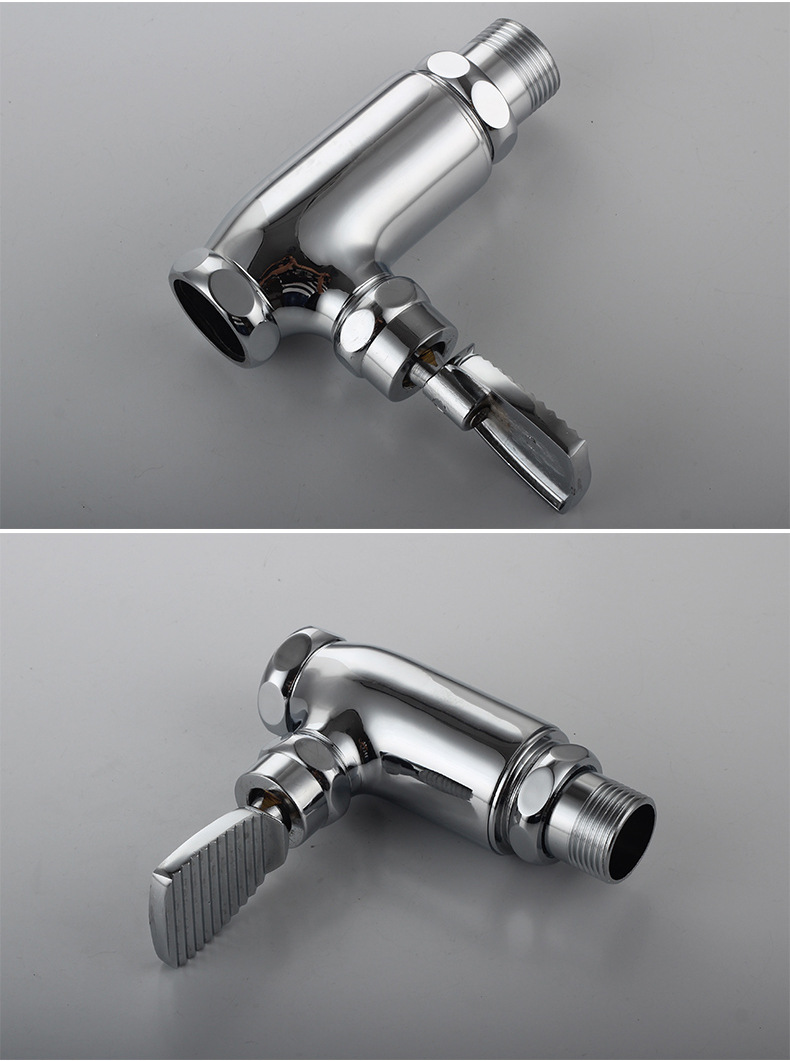 铜制脚踏式厕所冲水阀 蹲便器大便冲洗阀自闭延迟阀冲洗阀厂家