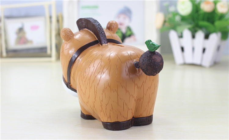 储蓄时光精美礼品十二生肖之萌马大号存钱罐儿童创意礼品家居摆件