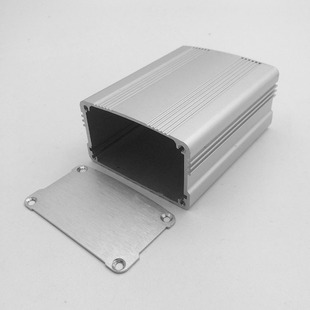 铝合金外壳 铝型材壳体diy机箱pcb铝盒 电源仪表壳63x38x80