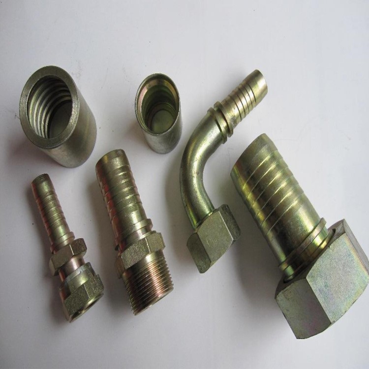 液压胶管总成 碳钢接头 液压胶管接头 高压油管接头 厂家直销