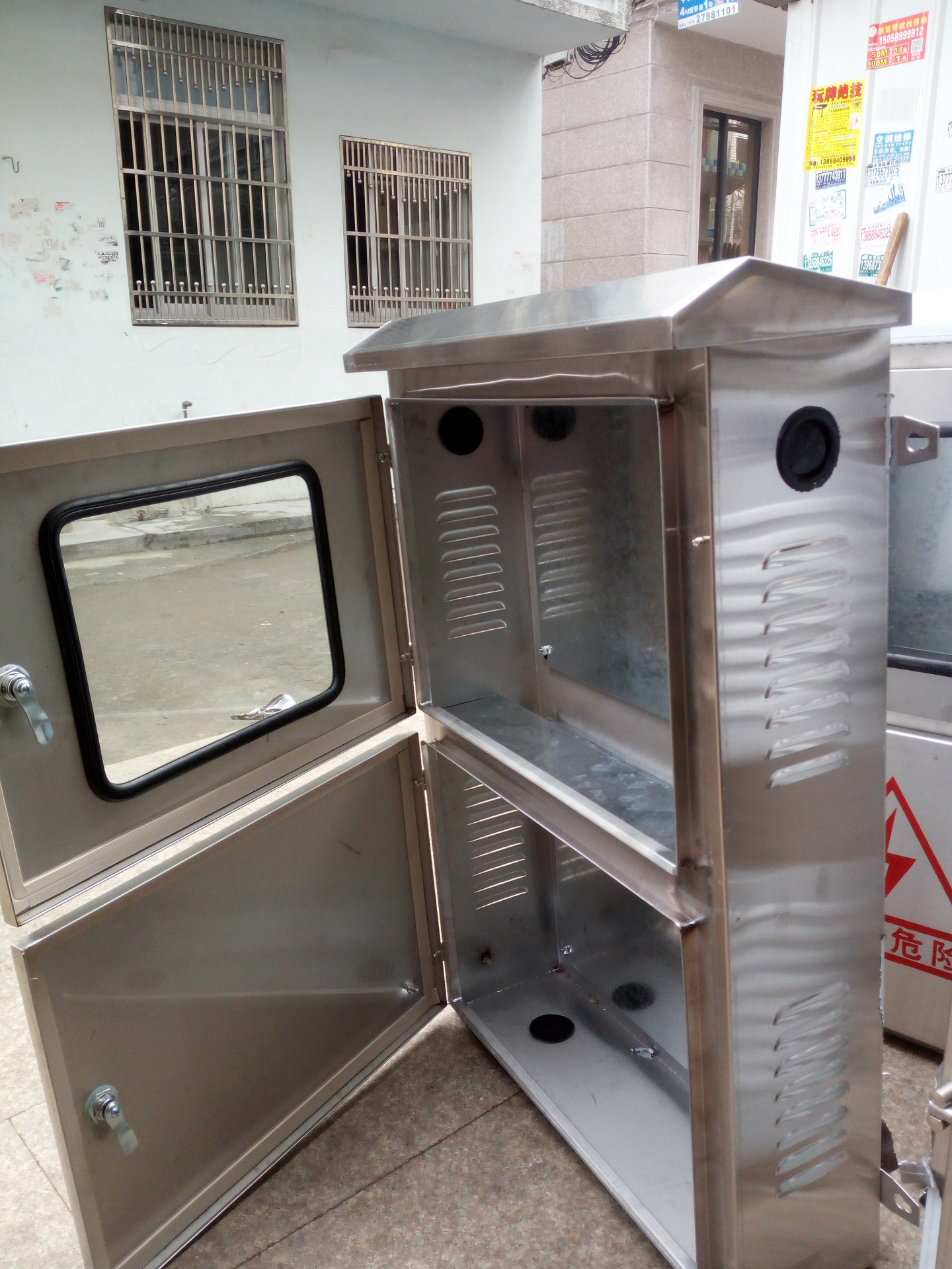 厂家供应不锈钢配电箱 700x400x180 户外光伏并网配电箱电表箱