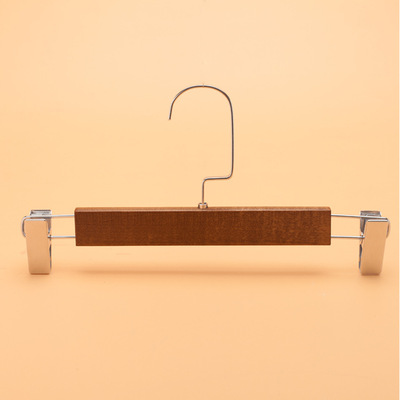 实木裤架 裤夹子 裤挂 防滑成人裤夹 裙夹服装店淘宝商家批发1030