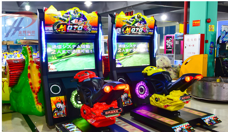 32寸tt摩托 电玩城赛车游戏机42寸大型双人摩托机双人tt摩托车