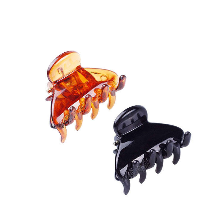 Zhuoming Hair Accessories Original New Plastic Small Clip Black Simple Bangs Clip Women's Spray Paint Hair Clip 8085