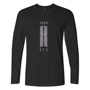 bts防弹少年团17年army新款logo长袖t恤男女宽松加绒周边应援衣服