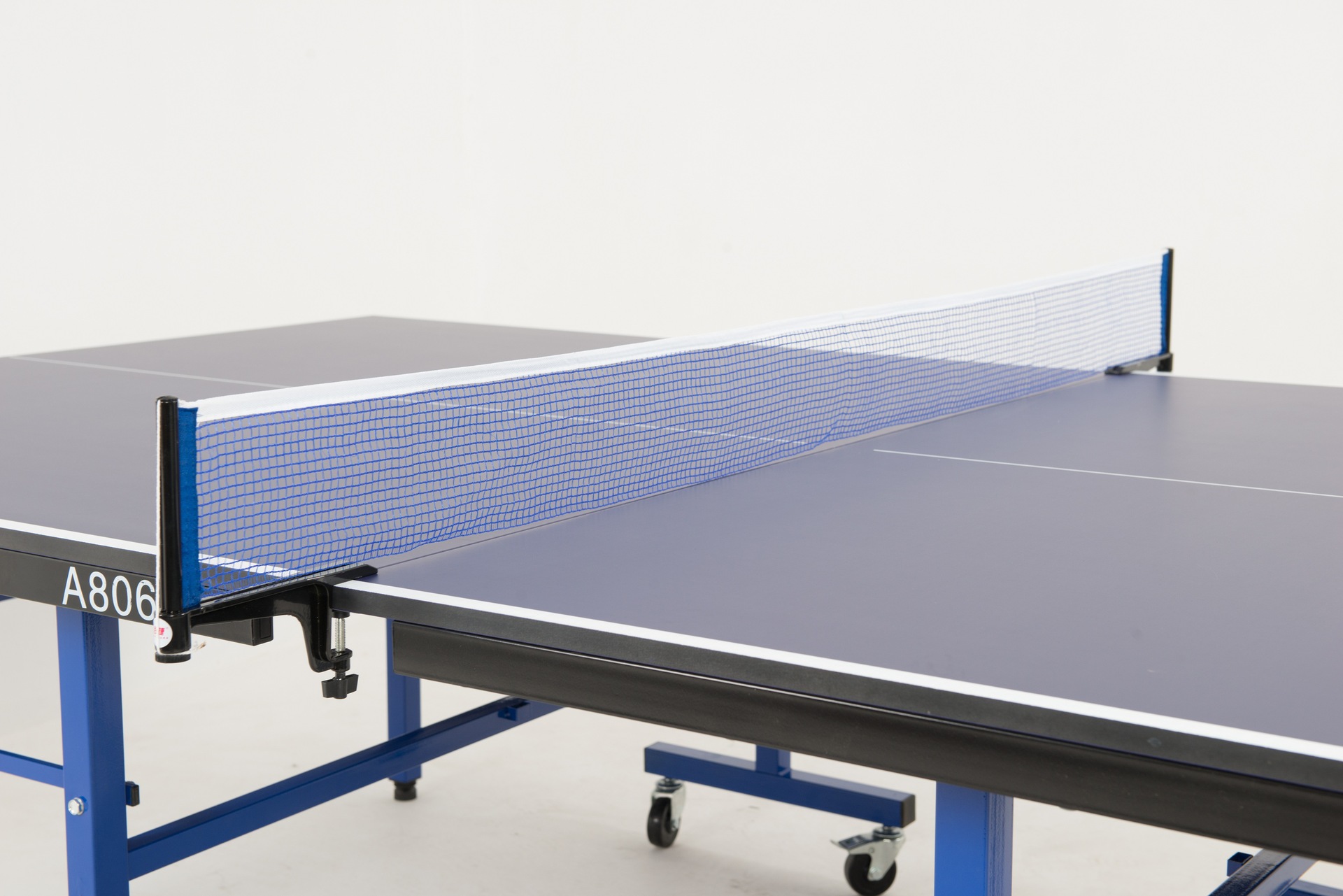 厂家乒乓球台室内带轮移动折叠乒乓球桌806三聚氰胺面板