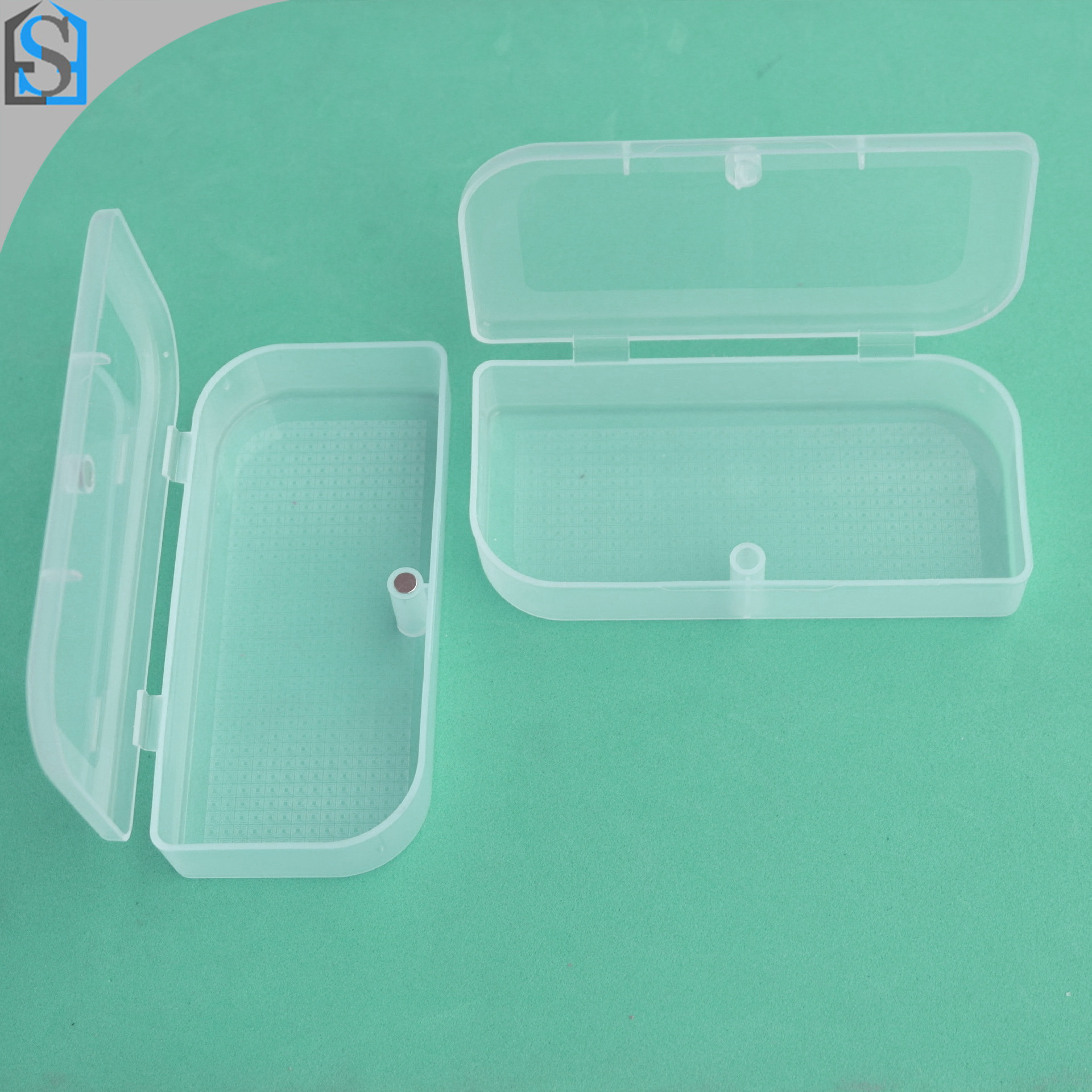 厂家现货u盘盒 小pp数码透明包装盒 usb盒磁铁扣 u盘长方形塑料盒