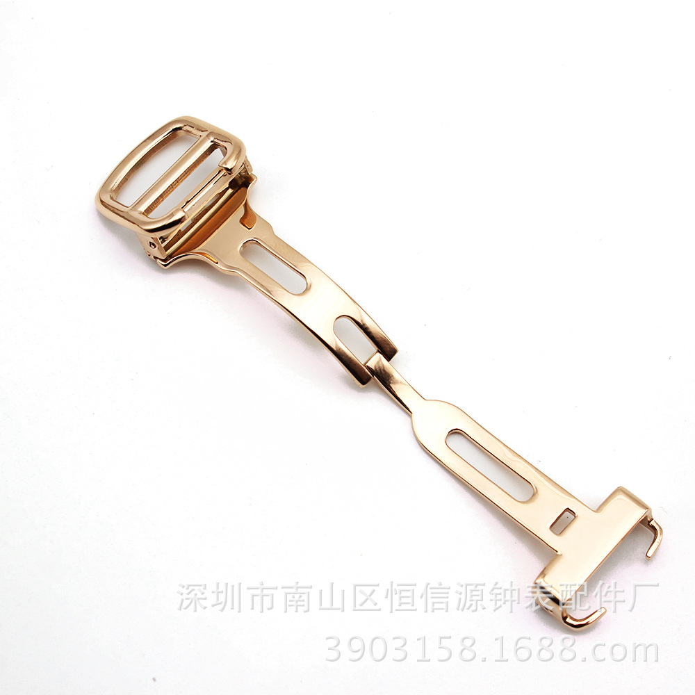 蓝气球折叠扣 手表配件蝴蝶扣 316精钢折叠扣 蓝气球手表折叠扣