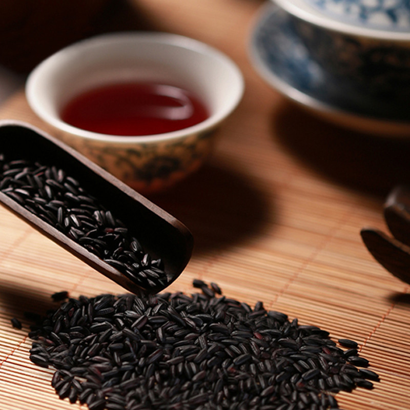 供应 周大黑黑米茶花青素茶