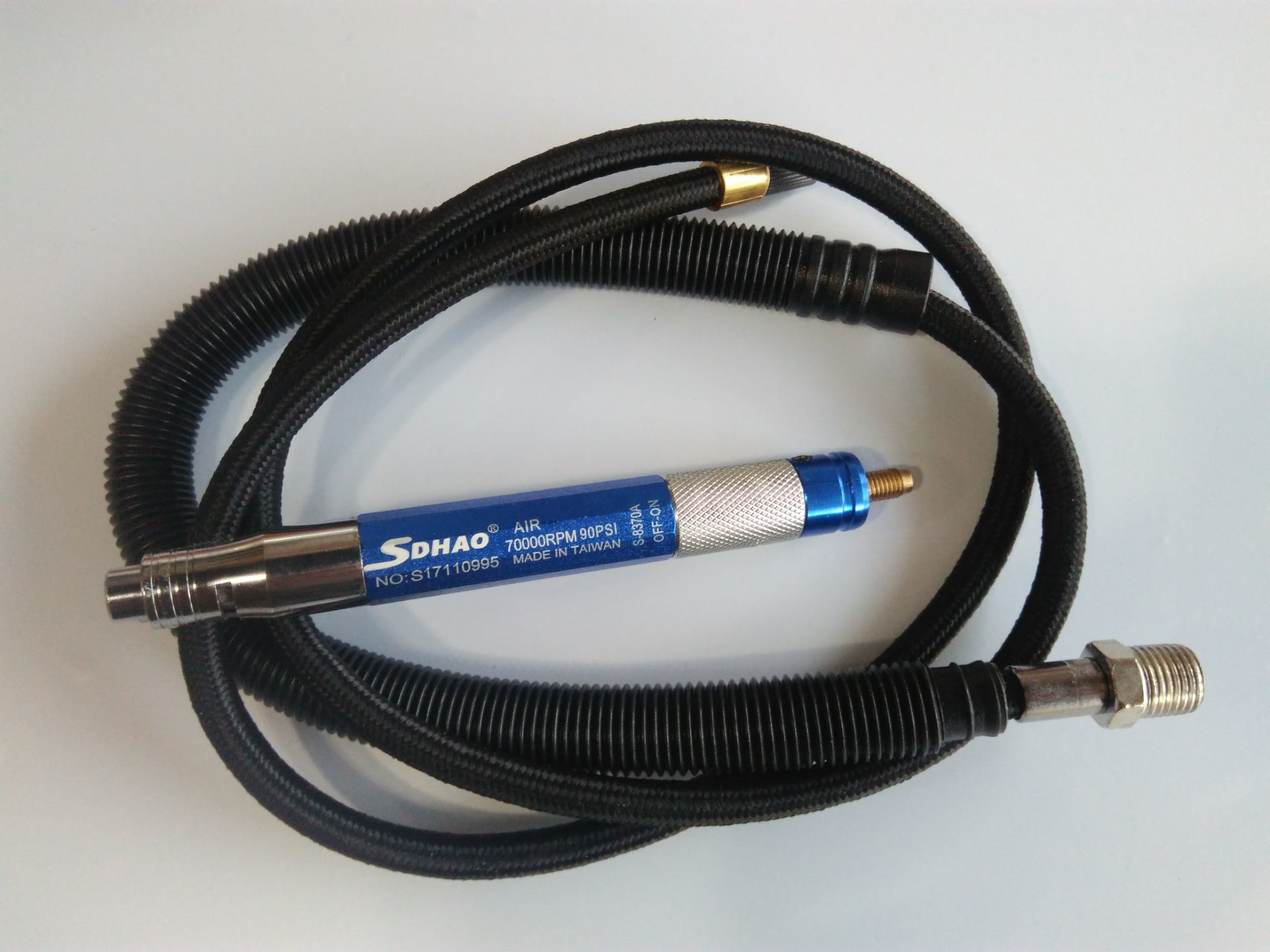 台湾sdhao气动风磨笔 s-8370a工业级气动刻磨机 研磨机 修边枪4轴