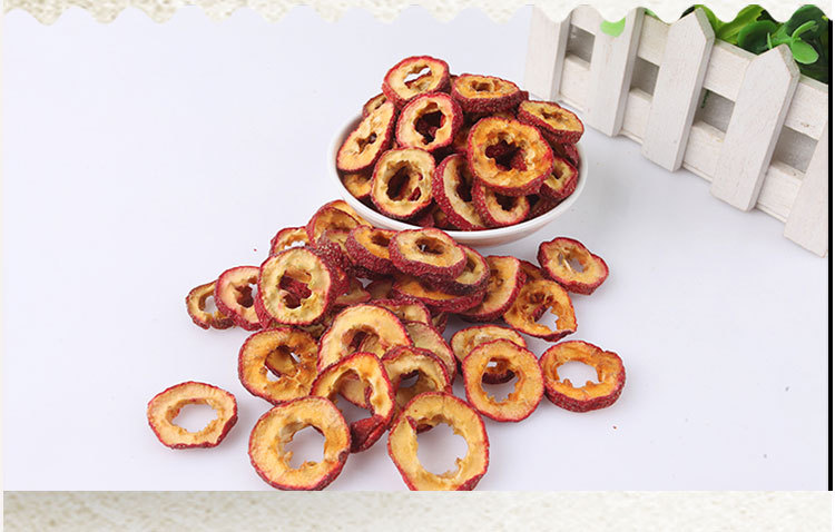 现货供应无核山楂干 中心圈泡茶山楂片 散装山楂圈