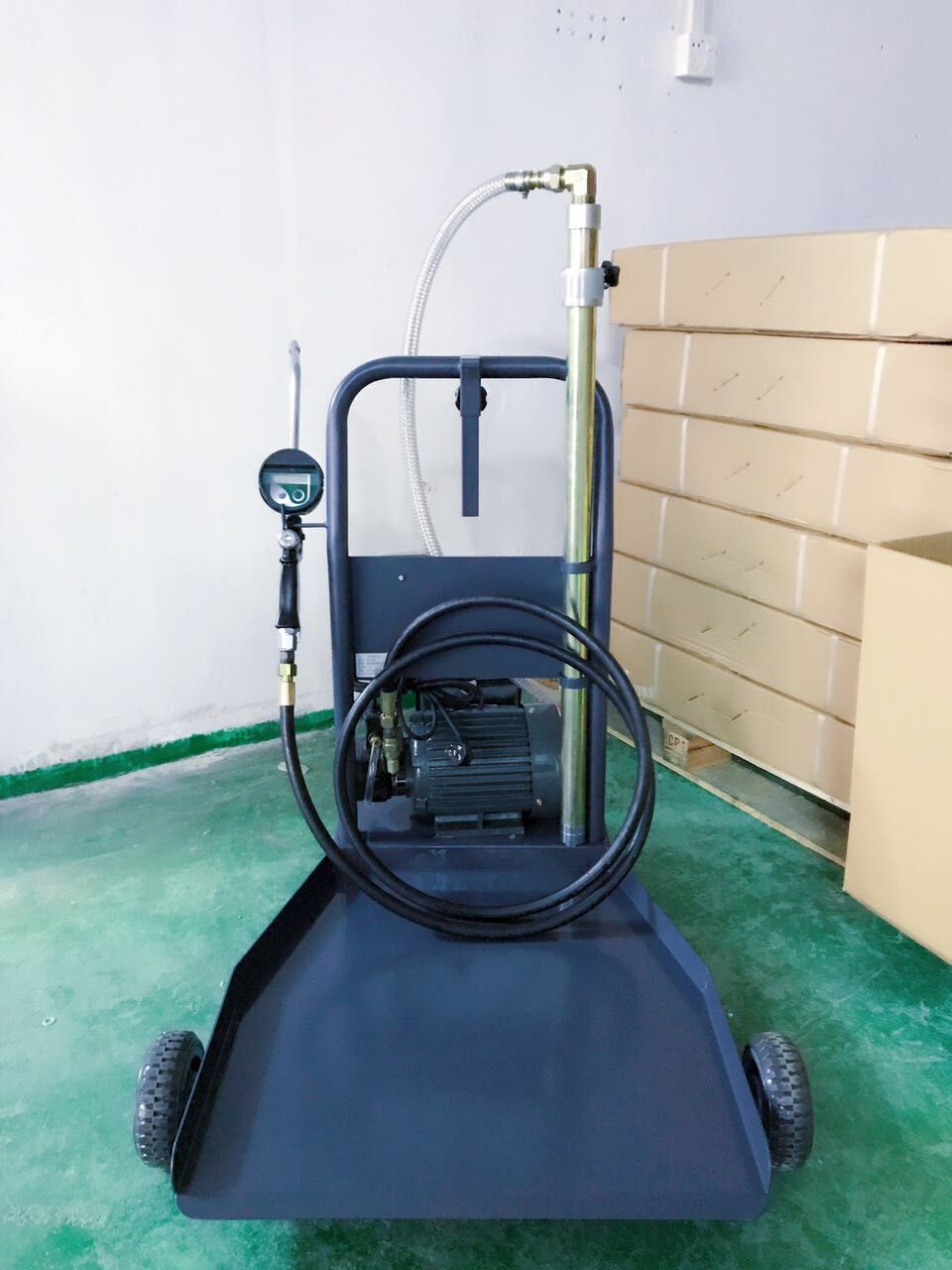 定量电动计量齿轮油机油加注机电动数显计量加油泵稀油加注机