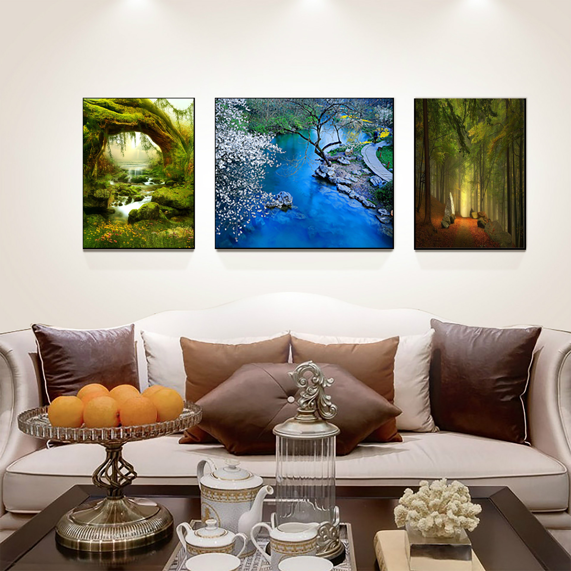 立体装饰画简约现代3d装饰客厅墙挂画走廊餐厅墙画3d立体画欧式风