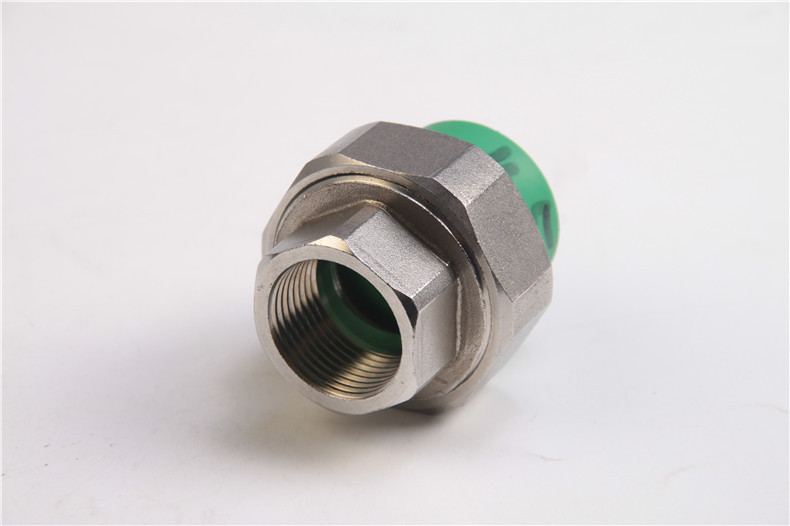 厂家直销 dn15水暖ppr 4分不锈钢内丝活接/内牙直通直接20x1/2