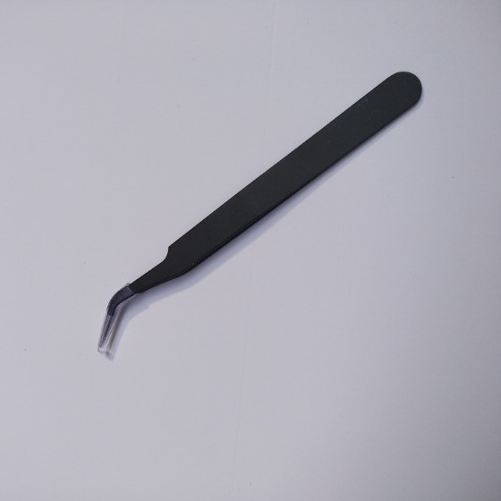 工厂直销 黑色15弯镊子 14直镊子