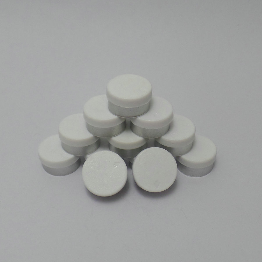 现货供应西林瓶专用铝塑组合盖 13#白色定位撕开盖玻尿酸原液瓶盖