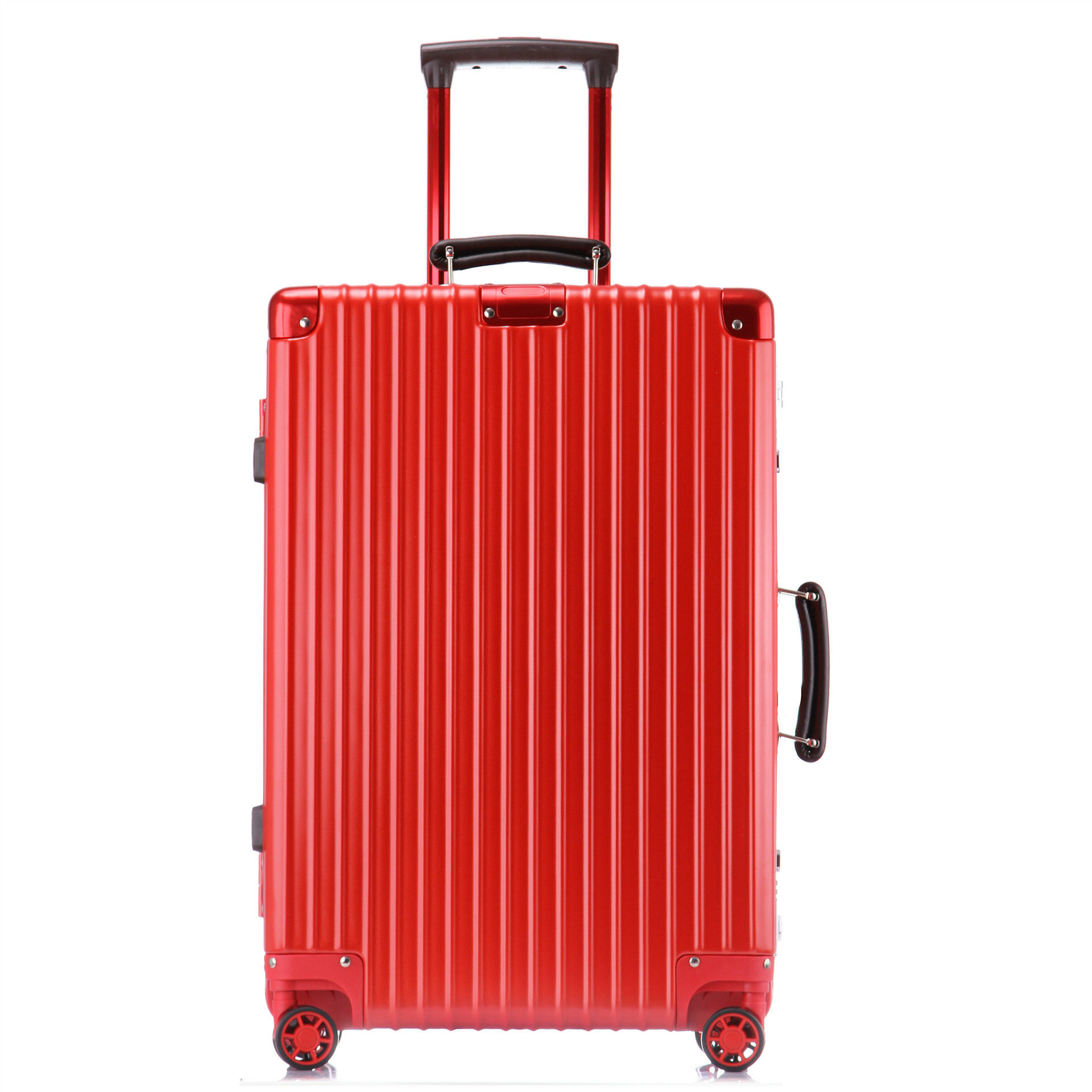 玫瑰金拉杆箱复古旅行箱 20寸万向轮行李箱