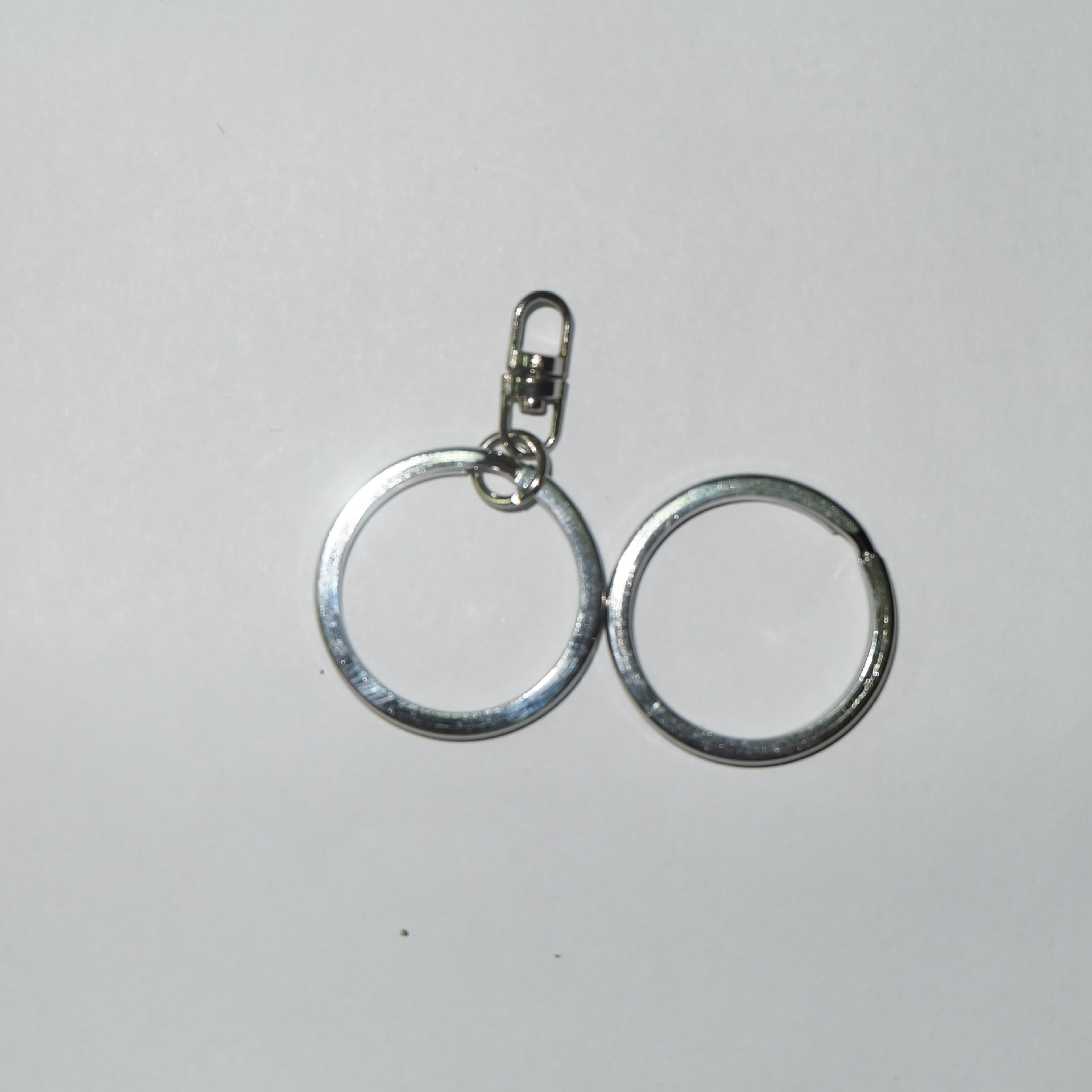 创意金属环 圆形金属工艺品 不锈钢钥匙圈1.5*25mm  汽车钥匙配件