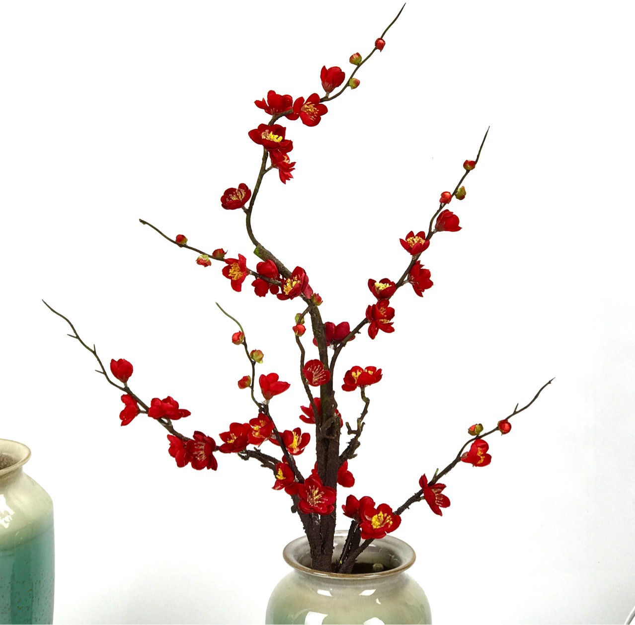 单支仿真腊梅梅花仿真花假花家居饰品婚庆摄影装饰摄影舞台道具