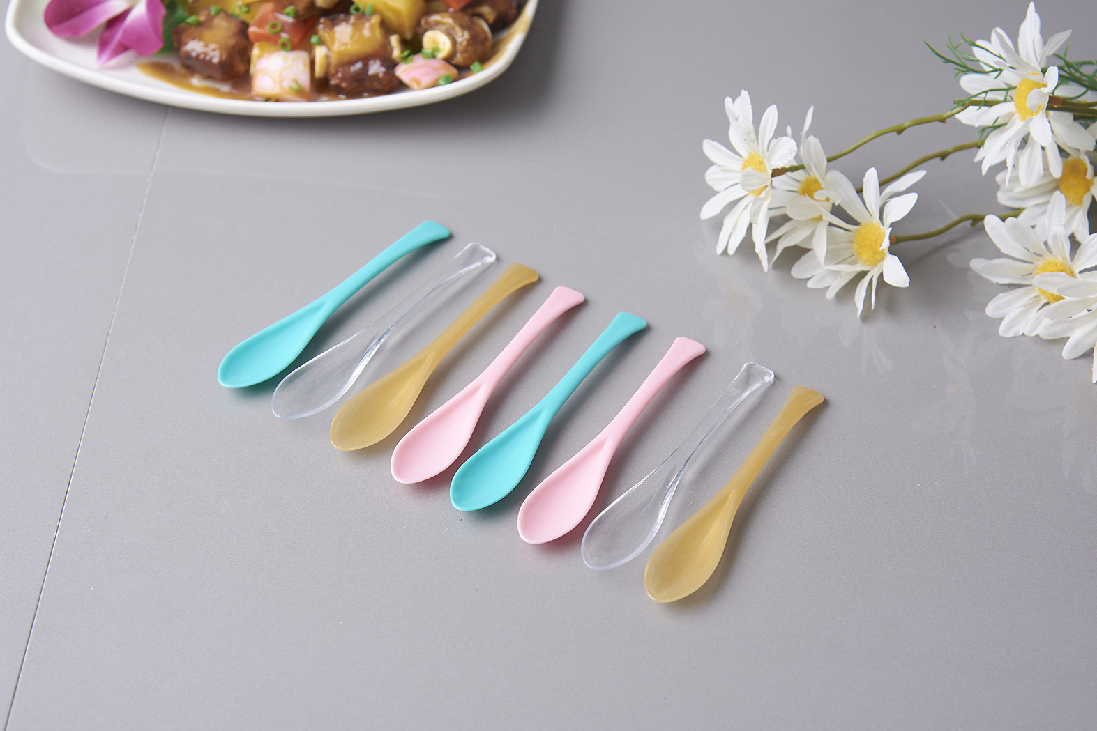一次性塑料雪糕勺 js923百合冰淇淋勺 沙冰奶茶店专用全新食品级