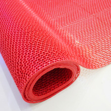 防水网格塑料地毯厕所浴室游泳池S型pvc镂空防滑地垫