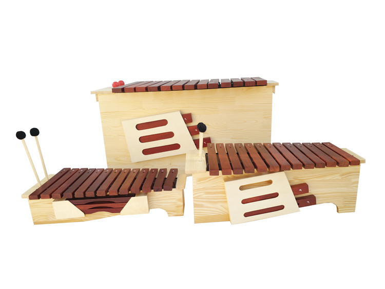 变调红木木琴高中低音木琴奥尔夫教学打琴13音箱式琴