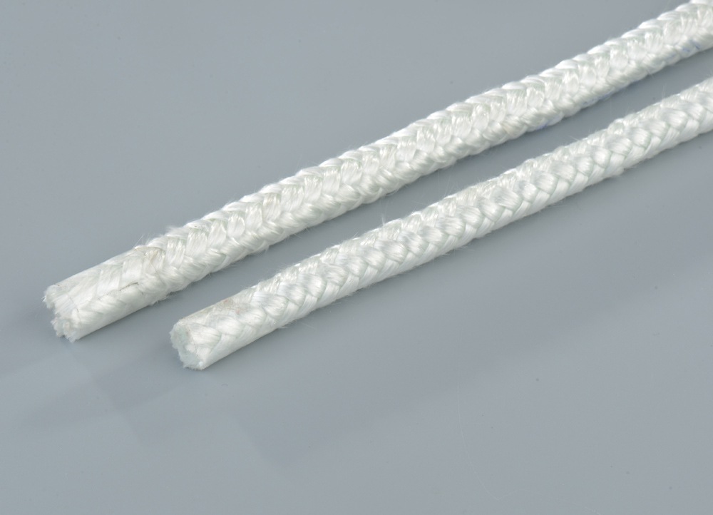 批量生产 玻璃纤维圆绳 白色耐高温纤维绳 高强度耐高温玻纤绳