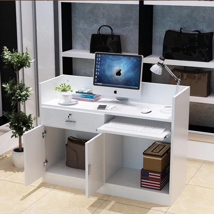 收银台服装化妆品收银台前台桌收银电脑收银台吧台收银柜收银吧台