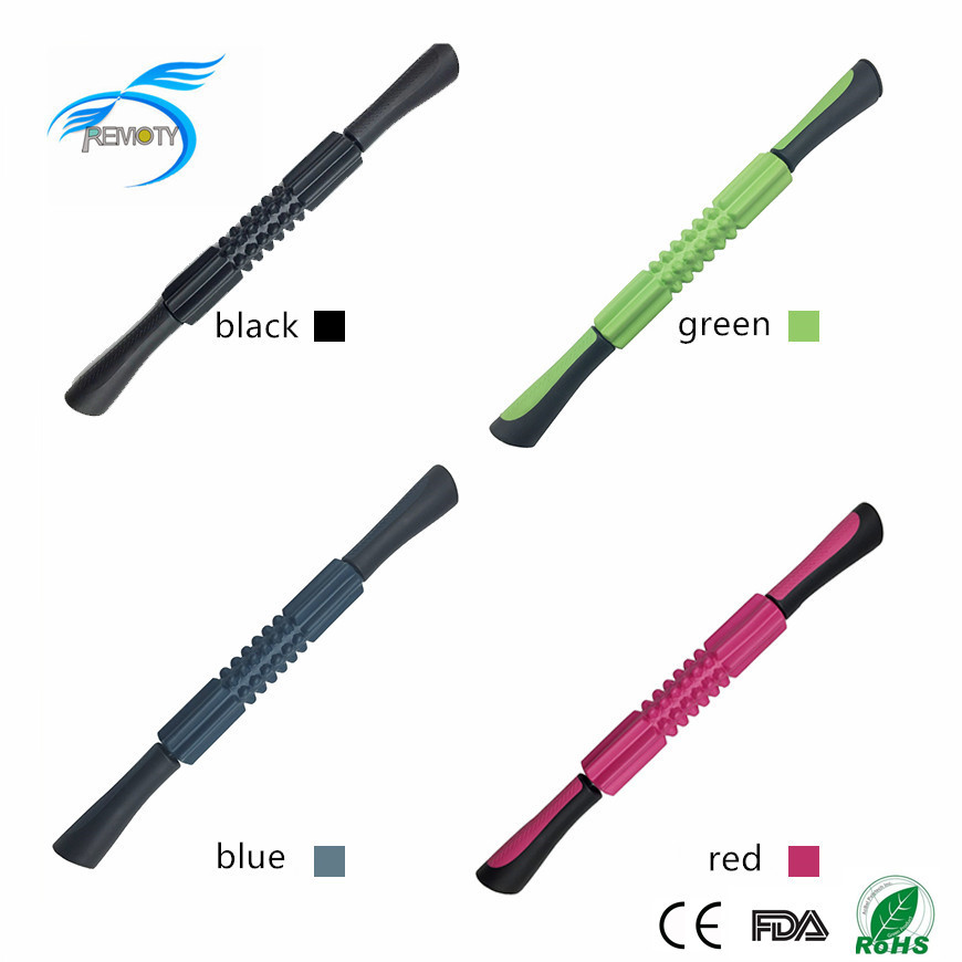 厂家直供按摩棒健身棒齿轮款按摩棒全身按摩棒肌肉放松按摩棍