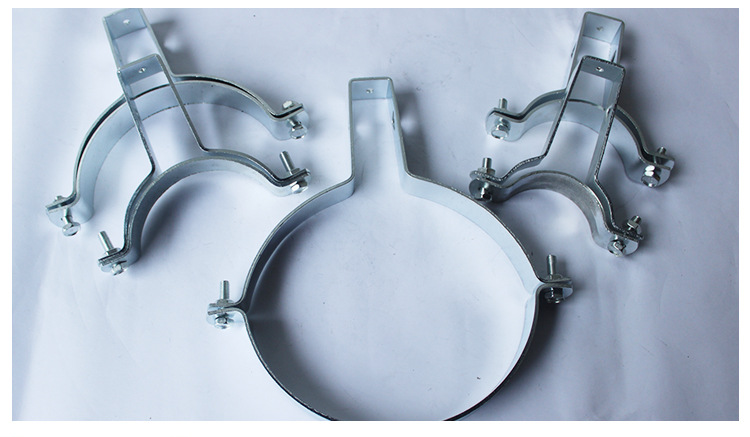 批发悬吊管卡 高强度安装片 品质不锈钢雨水斗配件虹吸排水系统